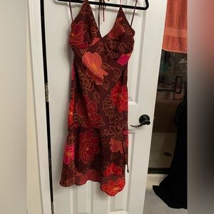 Express Women’s halter dress, 100% polyester, size 7/8